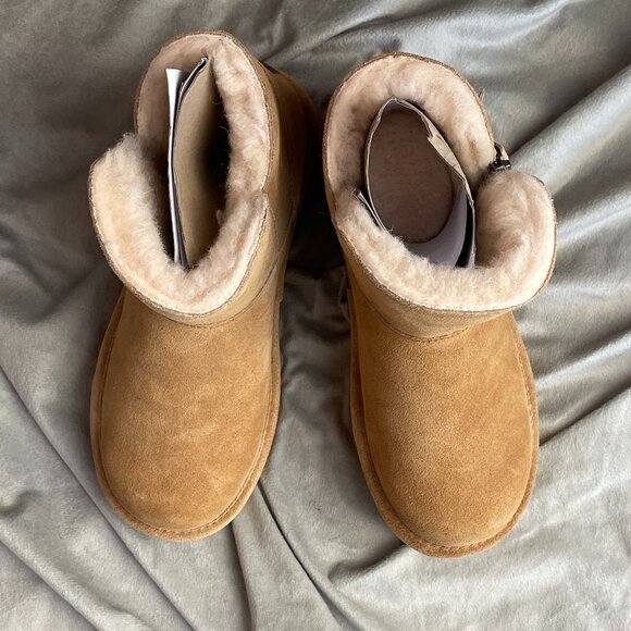 Bear Paw platform zipper boots nwot size 7 - Picture 2 of 3